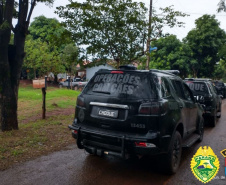 Polícia Militar e Ministério Público cumprem 45 mandados de prisão e apreendem fuzil e coletes balísticos no interior do estado  -  Curitiba, 10/06/2021  -  Foto: PMPR/SESP-PR