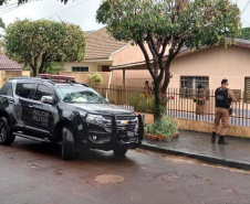 Polícia Militar e Ministério Público cumprem 45 mandados de prisão e apreendem fuzil e coletes balísticos no interior do estado  -  Curitiba, 10/06/2021  -  Foto: PMPR/SESP-PR