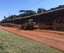 Obras da duplicação da BR 277 em Guarapuava -  Curitiba, 10/06/2021  -  Foto: Divulgação DER