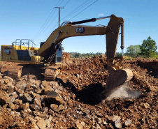 Obras da duplicação da BR 277 em Guarapuava -  Curitiba, 10/06/2021  -  Foto: Divulgação DER