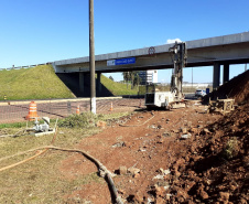 Obras da duplicação da BR 277 em Guarapuava -  Curitiba, 10/06/2021  -  Foto: Divulgação DER