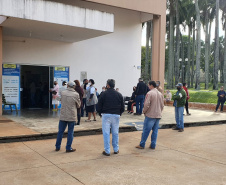 A Secretaria de Estado da Saúde (Sesa) registrou ações de vacinação contra a Covid-19 neste sábado (12) nas 22 Regionais de Saúde do Paraná. A iniciativa faz parte da campanha do Governo do Estado, de vacinação ?De domingo a domingo?.  - Curitiba, 12/06/2021  -  Foto: SESA