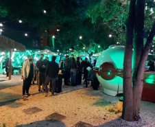 As equipes da Ação Integrada de Fiscalização Urbana (AIFU) fecharam três estabelecimentos comerciais e apreenderam uma máquina caça níquel e 12 maços de cigarros contrabandeados