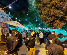 As equipes da Ação Integrada de Fiscalização Urbana (AIFU) fecharam três estabelecimentos comerciais e apreenderam uma máquina caça níquel e 12 maços de cigarros contrabandeados