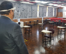 A Controladoria-Geral do Estado (CGE) visitou locais de prova do Concurso da Polícia Militar, no domingo (13), para verificar protocolos de segurança adotados pelo Núcleo de Concursos da Universidade Federal do Paraná (UFPR)