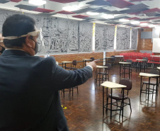 A Controladoria-Geral do Estado (CGE) visitou locais de prova do Concurso da Polícia Militar, no domingo (13), para verificar protocolos de segurança adotados pelo Núcleo de Concursos da Universidade Federal do Paraná (UFPR)
