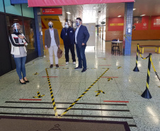 A Controladoria-Geral do Estado (CGE) visitou locais de prova do Concurso da Polícia Militar, no domingo (13), para verificar protocolos de segurança adotados pelo Núcleo de Concursos da Universidade Federal do Paraná (UFPR)