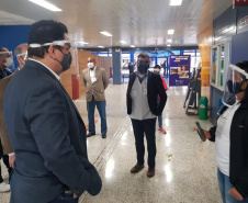 A Controladoria-Geral do Estado (CGE) visitou locais de prova do Concurso da Polícia Militar, no domingo (13), para verificar protocolos de segurança adotados pelo Núcleo de Concursos da Universidade Federal do Paraná (UFPR)