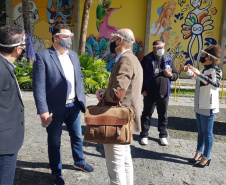 A Controladoria-Geral do Estado (CGE) visitou locais de prova do Concurso da Polícia Militar, no domingo (13), para verificar protocolos de segurança adotados pelo Núcleo de Concursos da Universidade Federal do Paraná (UFPR)
