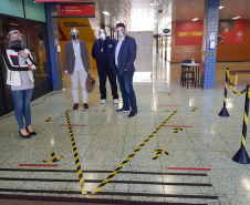 A Controladoria-Geral do Estado (CGE) visitou locais de prova do Concurso da Polícia Militar, no domingo (13), para verificar protocolos de segurança adotados pelo Núcleo de Concursos da Universidade Federal do Paraná (UFPR)