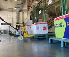 Mais de 255,7 mil vacinas contra a Covid-19 são distribuídas nesta segunda-feira. Foto: Américo Antonio/SESA