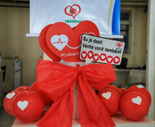Com estoque 40% abaixo do ideal, Hemepar faz apelo à população para doar sangue. Foto: José Fernando Oura/AEN