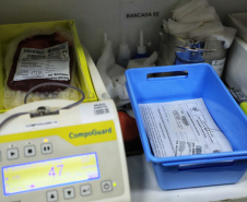 Com estoque 40% abaixo do ideal, Hemepar faz apelo à população para doar sangue. Foto: José Fernando Oura/AEN