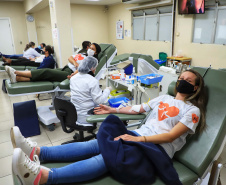 Com estoque 40% abaixo do ideal, Hemepar faz apelo à população para doar sangue. Foto: José Fernando Oura/AEN