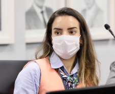 Uma comitiva da Agência Nacional de Transportes Aquaviários (ANTAQ) visitou o Porto de Paranaguá, nesta segunda feira (14). O diretor-geral Eduardo Nery e a diretora interina Gabriela Costa conheceram os projetos de ampliação do terminal paranaense e o sistema do Corredor de Exportações, único no Brasil. -  Paranaguá, 14/06/2021  -  Foto: Claudio Neves/Portos do Paraná