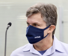 Uma comitiva da Agência Nacional de Transportes Aquaviários (ANTAQ) visitou o Porto de Paranaguá, nesta segunda feira (14). O diretor-geral Eduardo Nery e a diretora interina Gabriela Costa conheceram os projetos de ampliação do terminal paranaense e o sistema do Corredor de Exportações, único no Brasil. -  Paranaguá, 14/06/2021  -  Foto: Claudio Neves/Portos do Paraná