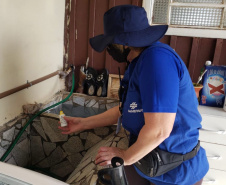 A Companhia de Saneamento do Paraná (Sanepar) começou o serviço de Vistoria Técnica Ambiental nas ligações de esgoto em imóveis dos bairros Líder, Berger e no Centro, em Coronel Vivida  -  Coronel Vivida, 16/06/2021  -  Foto: Sanepar