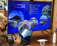 O Governo do Estado e o G7, grupo formado pelas principais entidades do setor produtivo paranaense, se reuniram nesta quarta-feira (16), por videoconferência, para discutir propostas conjuntas e mostrar o que já tem sido feito para incentivar a retomada econômica e apoiar os setores mais atingidos pela crise causada pela pandemia de Covid-19. 
. Foto: José Fernando Ogura/AEN