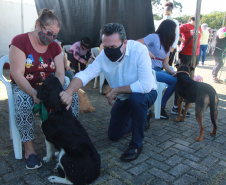 Os programas CastraPet (Programa Permanente de Esterilização de Cães e Gatos) e Paraná Mais Verde, desenvolvidos pela Secretaria do Desenvolvimento Sustentável e do Turismo (Sedest) e seu órgão vinculado, o Instituto Água e Terra (IAT), foram inscritos na 28ª edição do Prêmio Expressão Ecologia.  -  Foto: Alessandro Vieira/AEN
