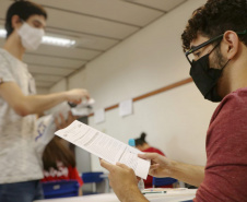 A Pró-Reitoria de Assuntos Estudantis da Universidade Estadual de Ponta Grossa recebe até esta segunda-feira (21) pedidos de isenção da taxa de inscrição do Vestibular da UEPG, do ano de 2021, para a comunidade em geral. - Ponta Grossa, 21/06/2021  -  Foto: Luciane Navarro/UEPG