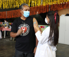 Campanha de Domingo a Domingo registra mais de 76 mil doses de vacina contra a Covid-19 neste final de semana  -  Curitiba, 21/06/2021  -  Foto: Divulgação SESA