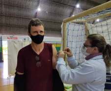 Campanha de Domingo a Domingo registra mais de 76 mil doses de vacina contra a Covid-19 neste final de semana  -  Curitiba, 21/06/2021  -  Foto: Divulgação SESA