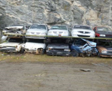 O Departamento de Estradas de Rodagem do Paraná (DER/PR) realiza no dia 06 de julho seu primeiro leilão online de sucatas de veículos automotores de 2021.   -  Curitiba, 22/06/2021  -  Foto: DER
