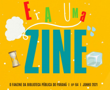 Está no ar mais uma edição do Era Uma Zine, o fanzine eletrônico da Biblioteca Pública do Paraná feito especialmente para o público infantil. O número 63, com o título "Tempo e Matéria", traz uma história assinada por Luana Mello e uma proposta de atividade inspirada em uma instalação da artista Laura Vince. - Curitiba, 22/06/2021  -  Foto: BPP