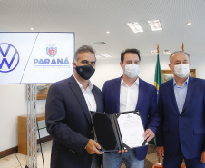 Serão destinados R$ 2 milhões ao projeto Hospital Digital, do Complexo Erasto Gaertner; R$ 850 mil para elaboração do projeto executivo do Hospital Regional de Colombo; e mais R$ 2,84 milhões para a retomada das Carretas do ConhecimentO. Investimento total é de R$ 5,69 milhões   Foto: Jonathan Campos 