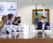 Serão destinados R$ 2 milhões ao projeto Hospital Digital, do Complexo Erasto Gaertner; R$ 850 mil para elaboração do projeto executivo do Hospital Regional de Colombo; e mais R$ 2,84 milhões para a retomada das Carretas do ConhecimentO. Investimento total é de R$ 5,69 milhões   Foto: Jonathan Campos 