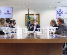 Serão destinados R$ 2 milhões ao projeto Hospital Digital, do Complexo Erasto Gaertner; R$ 850 mil para elaboração do projeto executivo do Hospital Regional de Colombo; e mais R$ 2,84 milhões para a retomada das Carretas do ConhecimentO. Investimento total é de R$ 5,69 milhões   Foto: Jonathan Campos 