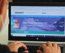No dia Internacional contra o Abuso e Tráfico Ilícito de Drogas, celebrado em 26 de junho, a campanha Junho Paraná Sem Drogas é encerrada com mais quatro lives para reforçar o debate sobre a prevenção ao uso das drogas.  -  Curitiba, 26/06/2021  -  Foto: SESP-PR