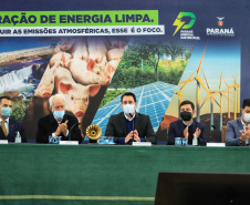Governador Carlos Massa Ratinho Junior durante solenidade Geração de Energia Limpa - Secretária de Estado do Desenvolvimento Sustentável e do Turismo-SEDEST -  Curitiba, 05/07/2021  -  Foto: José Fernando Ogura/AEN