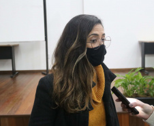 Integrantes do Ministério da Justiça fazem visita técnica na Polícia Científica do Paraná e discutem procedimentos sobre cadeia de custódia
Foto:SESP/PR