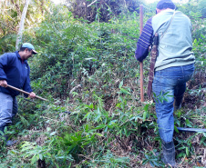 A empresa pública Portos do Paraná, através de seu programa de Educação Ambiental, em parceria com a Prefeitura de Paranaguá, começou a implantação da segunda fase do projeto de readequação dos microssistemas de abastecimento de água nas comunidades ilhadas da baía de Paranaguá, que estão na área de influência do porto.  -  Paranaguá, 08/07/2021  -  Foto: Pier Paolo/Portos do Paraná