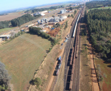 Ibama e Funai visitam os Campos Gerais para conhecer o traçado da Nova Ferroeste. Os técnicos sobrevoaram a Terra Indígena em Nova Laranjeiras. 
Foto Alessandro Vieira