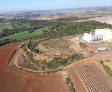 Ibama e Funai visitam os Campos Gerais para conhecer o traçado da Nova Ferroeste. Os técnicos sobrevoaram a Terra Indígena em Nova Laranjeiras. 
Foto Alessandro Vieira