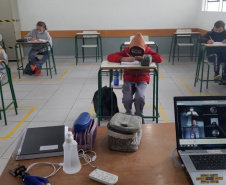 Professores e estudantes da rede estadual de ensino entram em recesso escolar nesta segunda-feira (12), conforme o calendário escolar de 2021. Os professores retornam para Estudo e Planejamento nos dias 19 e 20 de julho e os alunos voltam às aulas no dia 21, uma quarta-feira.  -  Foto: SEED