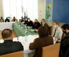 SEDEST - Reunião sobre gestão de resíduos sólidos  -  Curitiba, 12/07/2021  -  Foto: Ari Dias/AEN