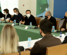 SEDEST - Reunião sobre gestão de resíduos sólidos  -  Curitiba, 12/07/2021  -  Foto: Ari Dias/AEN