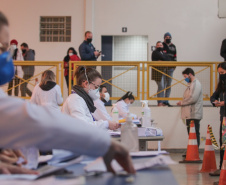 Paraná alcança marca de 30 mil profissionais do ensino superior imunizados
Foto: Aline Jasper/UEPG