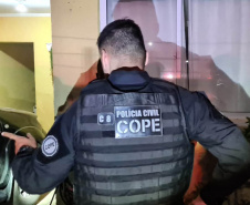 Polícia Civil do Paraná prende três pessoas por estupro de vulnerável em operação nacional contra crimes envolvendo crianças e adolescentes   
Foto: PCPR
