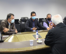 A Secretaria da Segurança Pública do Paraná e a Prefeitura de Guaratuba, litoral do paranaense, vão compartilhar informações gerais e de segurança, conforme o Termo de Cooperação Técnica da Secretaria da Segurança Pública do Paraná (SESP) assinado nesta sexta-feira (16/07)  -  Curitiba, 16/07/2021  -  Foto: SESP