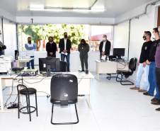 A parceria entre o Departamento Penitenciário do Paraná (Depen) e a Polícia Civil do Paraná, por meio do Instituto de Identificação (IIPR), está com um projeto pioneiro na cidade de Toledo, que permitirá o acesso à carteira de identidade aos presos que não possuem o documento.  -  Curitiba, 16/07/2021  -  foto: PCPR