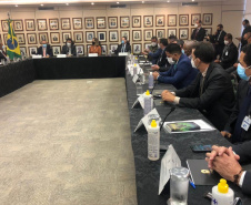 O Secretário de Estado da Segurança pública do Paraná, Romulo Marinho soares, participou nesta semana, em Brasília (DF), do encontro do Conselho Nacional de Secretários de Estado de Justiça, Cidadania, Direitos Humanos e Administração Penitenciária (Consej)