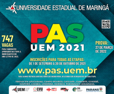 Vestibular da UEM será em 20 de fevereiro, e PAS em 27 de março