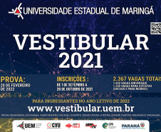 Vestibular da UEM será em 20 de fevereiro, e PAS em 27 de março