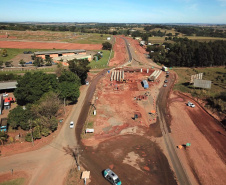 Obras do Trevo Gauchão e duplicação da PR-323, em Umuarama  -  Umuarama, 19/07/2021  -  Foto: Alessandro Vieira/AEN