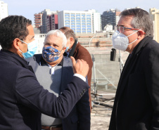 Comitiva da Segurança Pública de São Paulo visita SESP Paraná e reforça parcerias na área. Foto: SESP