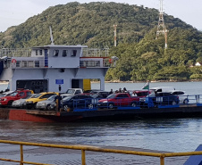 CGE inspeciona travessia da Baía de Guaratuba. Foto: CGE